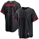 Cincinnati Reds #30 Ken Griffey Jr. Black City Connect Baseball Limited Jersey