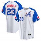 ATL #23 Michael Harris II Retro City Player Jersey White