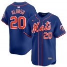 NYM#20 Pete Alonso Player Jersey Royal Blue