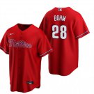 PHI #28 Alec Bohm Red Cool Player Jersey
