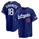 Los Angeles Dodgers #18 Yoshinobu Yamamoto Royal 2026 Gold Collection Stadium Stitched Jersey