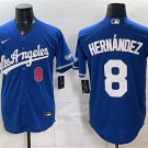 Los Angeles Dodgers #8 Enrique Hernández Royal 2026 Gold Collection Stadium Stitched Jersey