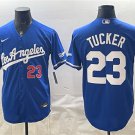 Los Angeles Dodgers #23 Kyle Tucker Royal 2026 Gold Collection Stadium Stitched Jersey