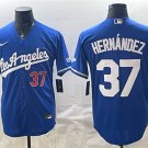 Los Angeles Dodgers #37 Teoscar Hernandez Royal 2026 Gold Collection Stadium Stitched Jersey