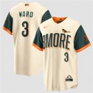 Baltimore Orioles #3 Taylor Ward Natural 2026 City Connect Stadium Stitched Baseball Jersey