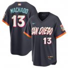 San Diego Padres #13 Manny Machado Obsidian 2026 City Connect Stadium Limited Jersey