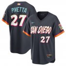 San Diego Padres #27 Nick Pivetta Obsidian 2026 City Connect Stadium Limited Jersey
