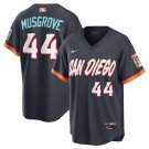 San Diego Padres #44 Joe Musgrove Obsidian 2026 City Connect Stadium Limited Jersey