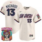 Manny Machado Jersey #13 San Diego 2026 City Connect Stitched Jersey Cream