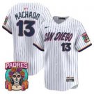 Manny Machado Jersey #13 San Diego 2026 City Connect Stitched Jersey White