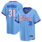 Atlanta Braves #31 Greg Maddux Powder Blue 2026 City Connect Stadium Stitched Jersey