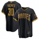 Pittsburgh Pirates #30 Paul Skenes Black 2026 City Connect Stadium Stitched Jersey