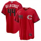 Cincinnati Reds #44 Elly De La Cruz Red 2026 City Connect Stadium Stitched Jersey