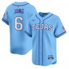 Texas Rangers #6 Josh Jung Blue 2026 City Connect Stadium Stitched Baseball Jersey