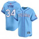 Texas Rangers #34 Nolan Ryan Blue 2026 City Connect Stadium Stitched Baseball Jersey