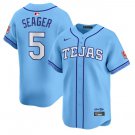Texas Rangers #5 Corey Seager Blue 2026 City Connect Stadium Stitched Baseball Jersey