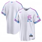 Men's Kansas City Royals Blank White 2026 City Connect Stadium Stitched Baseball Jersey