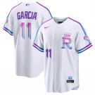 Kansas City Royals #11 Maikel García White 2026 City Connect Stadium Stitched Jersey