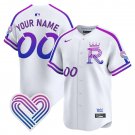 Kansas City Royals 2026 City Connect Vapor Premier Limited Custom Jersey White