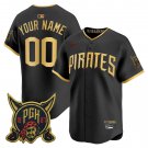 Pittsburgh Pirates 2026 City Connect Vapor Premier Limited Custom Jersey Black
