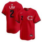 Cincinnati Reds #2 Gavin Lux Red 2026 City Connect Stadium Stitched Jersey