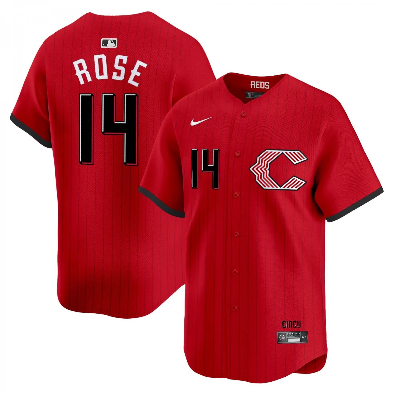 Cincinnati Reds #14 Pete Rose Red 2026 City Connect Stadium Stitched Jersey