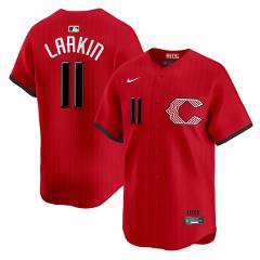 Cincinnati Reds #11 Barry Larkin Red 2026 City Connect Stadium Stitched Jersey