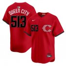 Queen City Jersey #513 Cincinnati Reds 2026 City Connect Stitched Jersey Red