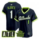 Ozzie Albies Jersey #1 Atlanta Braves 2026 City Connect Outkast Stitched