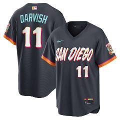 San Diego Padres Yu Darvish Obsidian 2026 City Connect Stadium Jersey