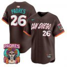 Padres Jersey #26 San Diego 2026 City Connect Vapor Stitched Brown