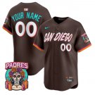 Custom San Diego Padres Jersey 2026 City Connect Vapor Premier Stitched Brown