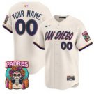 San Diego Padres 2026 City Connect Vapor Premier Limited Custom Jersey Cream