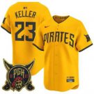Pittsburgh Pirates #23 Mitch Keller Gold 2026 City Connect Baseball Jersey