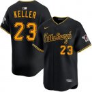 Pittsburgh Pirates #23 Mitch Keller Black City Connect Baseball Jersey