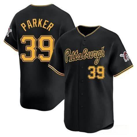 Pittsburgh Pirates #39 Dave Parker Black City Connect Baseball Jersey