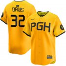 Pittsburgh Pirates #32 Henry Davis Gold City Connect Jersey