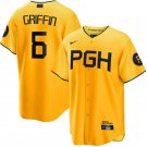 Pittsburgh Pirates #6 Konnor Griffin Gold City Connect Jersey