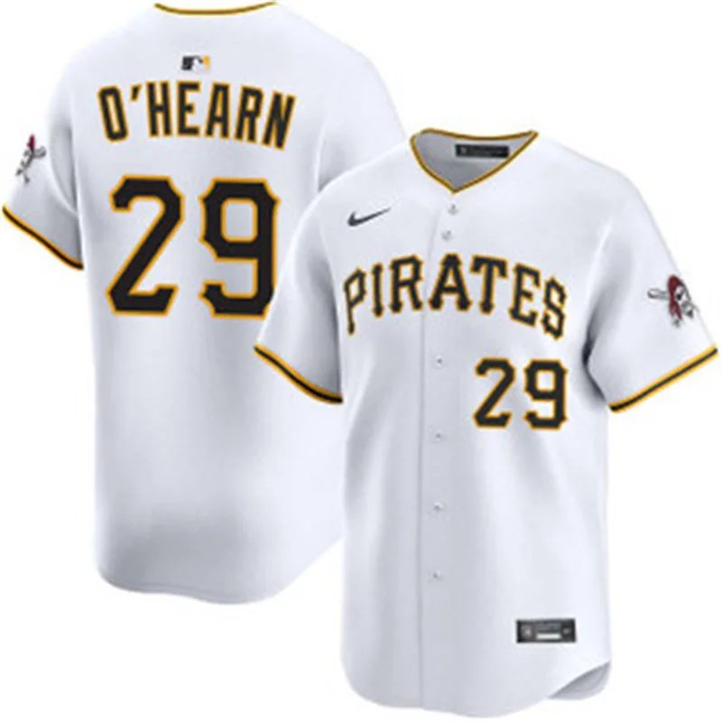 Pittsburgh Pirates #29 Ryan O'Hearn Nike White Home Limited Jersey