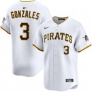 Pittsburgh Pirates #3 Nick Gonzales Nike White Home Limited Jersey