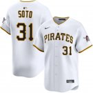 Pittsburgh Pirates #31 Gregory Soto Nike White Home Limited Jersey