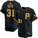 Pittsburgh Pirates #31 Gregory Soto Nike Black Alternate Limited Jersey