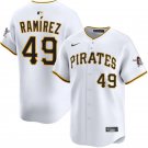 Pittsburgh Pirates #49 Yohan Ramirez Nike White Home Limited Jersey