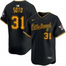 Pittsburgh Pirates #31 Gregory Soto Nike Black Alternate 2nd Pittsburgh Limited Jersey