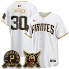 Pittsburgh Pirates #30 Paul Skenes White City Connect 2.0 Replics Jersey