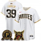 Pittsburgh Pirates Retired Player #39 Dave Parker White City Connect 2.0 Replics Jersey