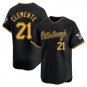 PIT #21 Roberto Clemente Black Alternate 2nd Pittsburgh Limited Jersey