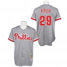 Philadelphia Phillies John Kruk Gray Throwback Jersey