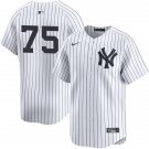 Mens New York Yankees #75 Camilo Doval Nike White Home Limited Jersey