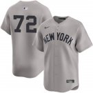 New York Yankees #72 Jose Caballero Nike Gray Away Limited Jersey